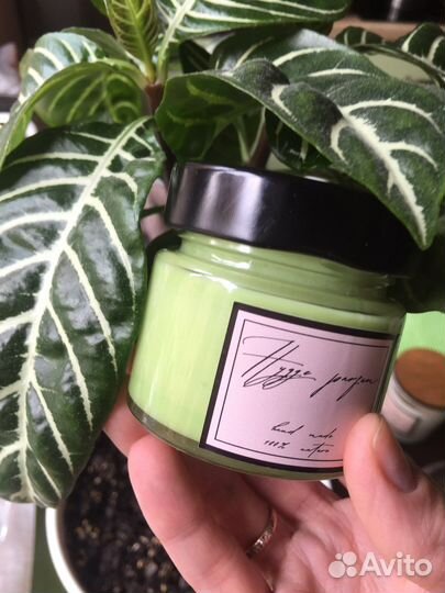 Ароматическая свеча ручной работы