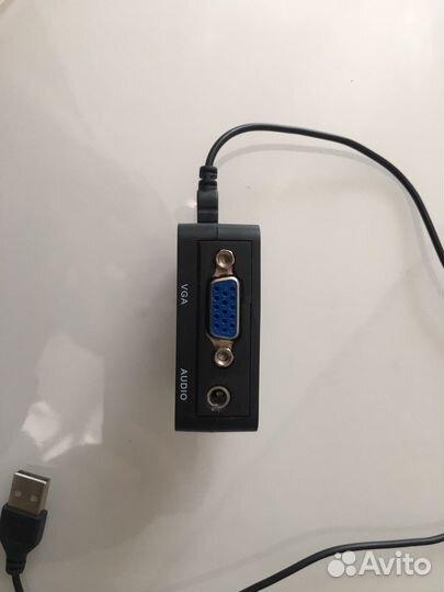 Переходник с hdmi на vga с доп питанием