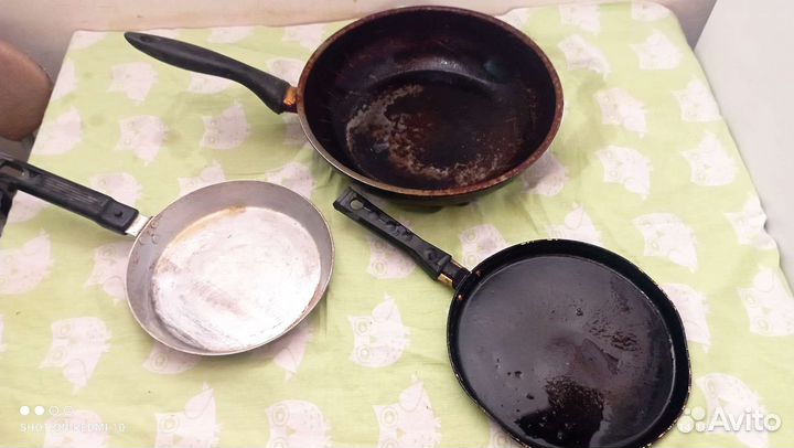 Кастрюля, чайники, ложки, поварешки