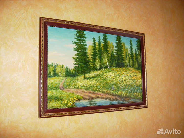Картина маслом на холсте 