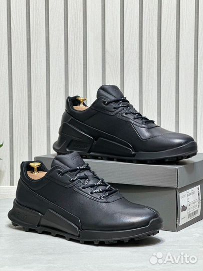 Полуботинки мужские кожаные ecco люкс