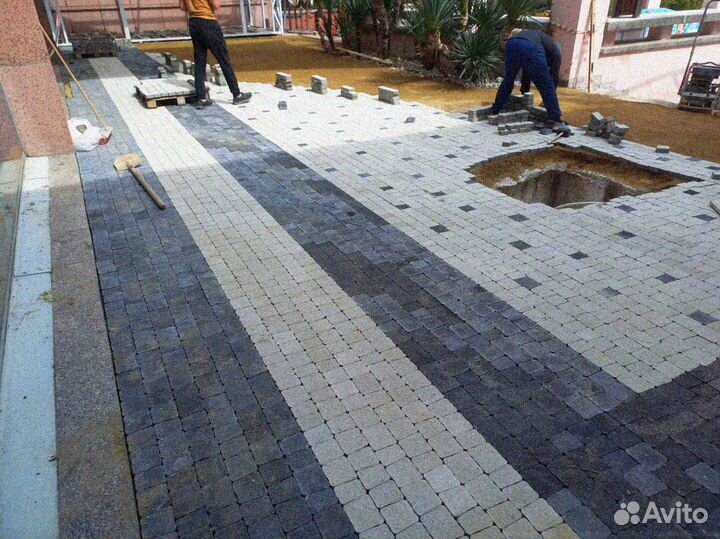 Тротуарная плитка вибропресс от 120 м2