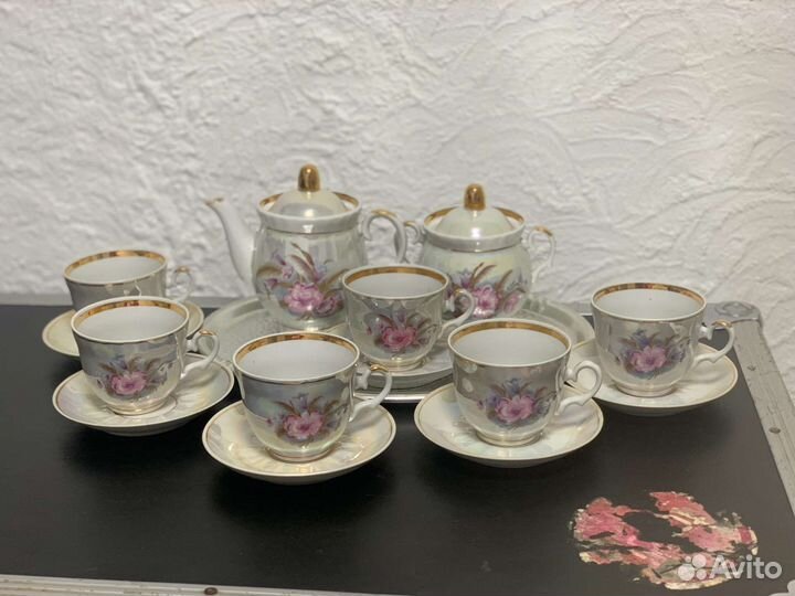 Чайный сервиз фарфор СССР