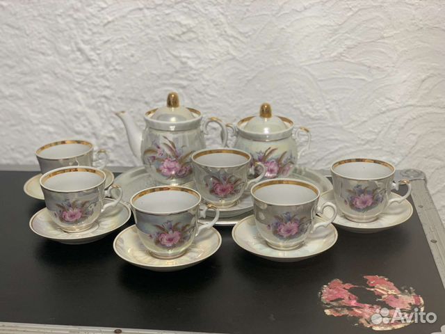Чайный сервиз фарфор СССР