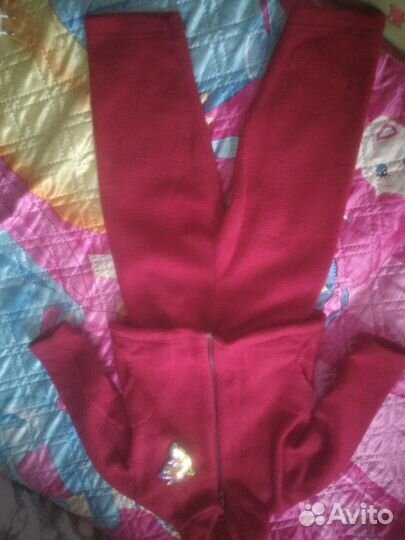 Флисовый костюм для девочки