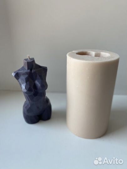 Молд, силиконовая форма для свечей, 15 см