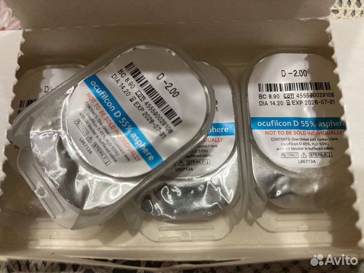 Контактные линзы Biomedics 55