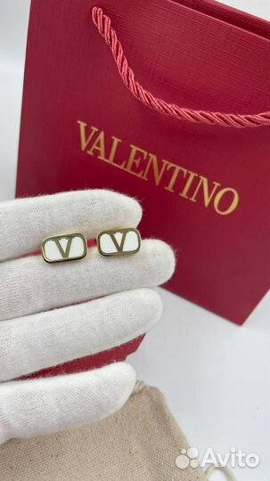 Серьги valentino