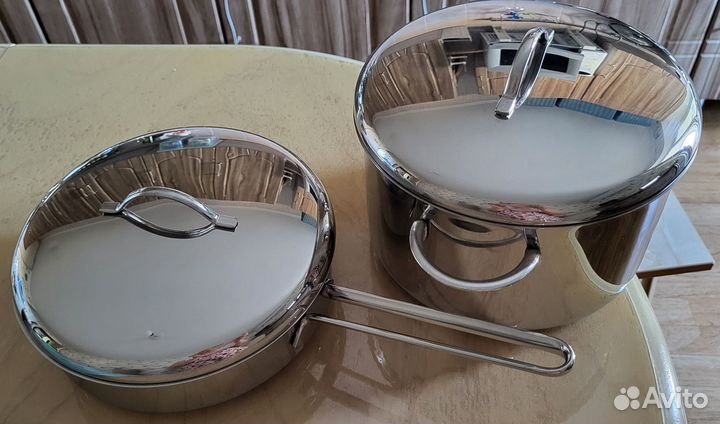 Кастрюля и сковорода из нержавейки всмпо