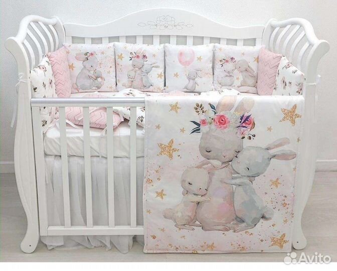 Бортики в детскую кроватку