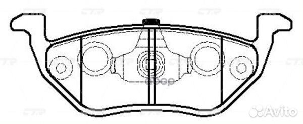 Колодки тормозные Ford Maverick 2.0/2.3/3.0 01
