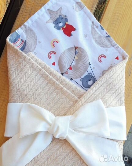 Конверт на выписку, одеяло