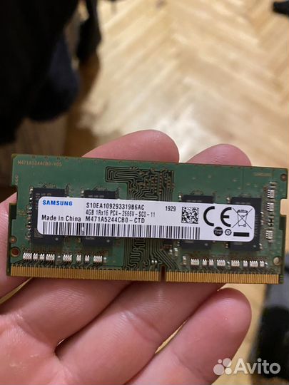 Оперативная память ddr4 4gb samsung