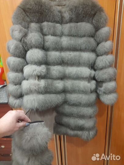 Шуба из песца