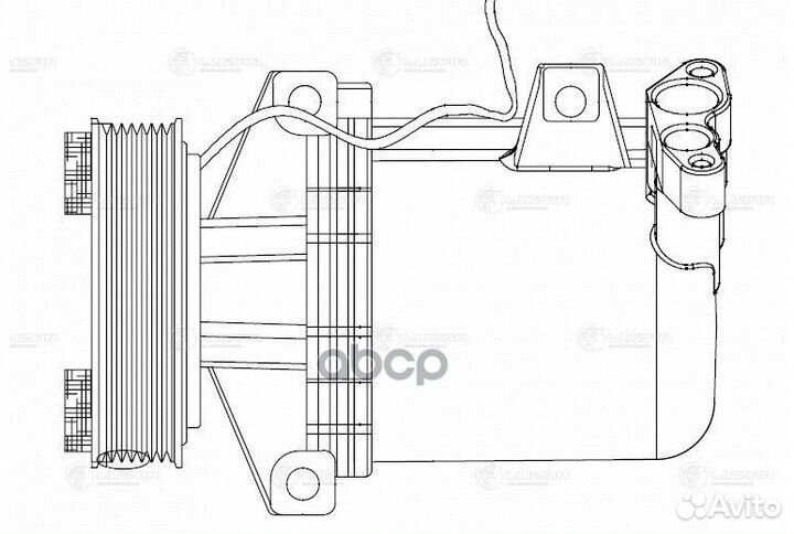 Компрессор кондиционера renault duster/kaptur 15