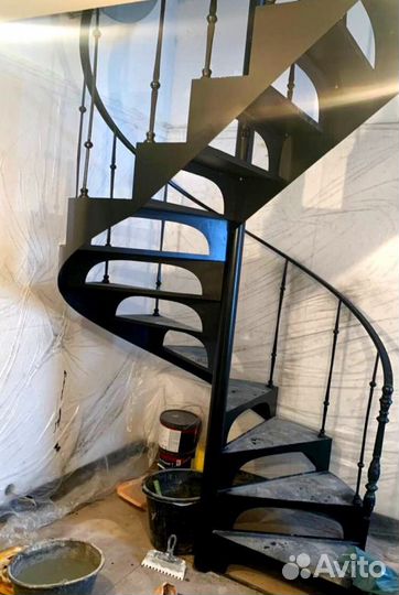 Лестничный каркас под ключ