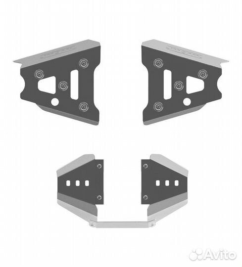 Защита передних рычагов и заднего редуктора G1(40