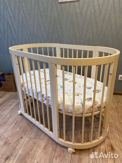 Кровать массив березы с орт. матрасом