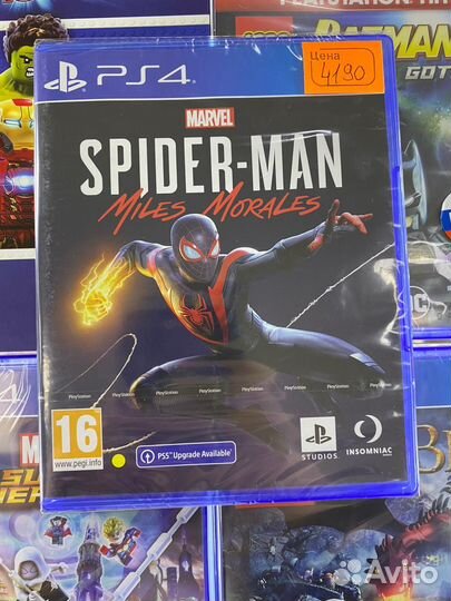 PS4 marvel Человек-Паук Майзл Моралес