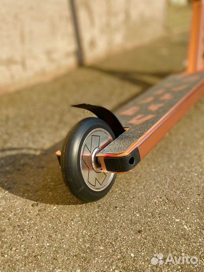 Трюковой самокат Explore Booger Медный с пегами