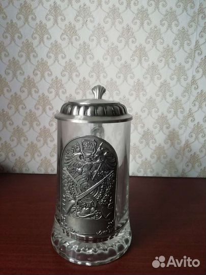 Пивная кружка Германия с крышкой