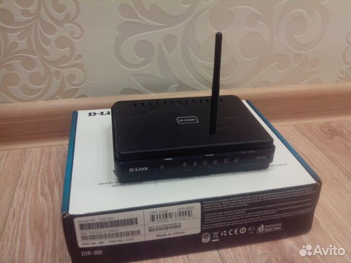 Wi-Fi маршрутизатор роутер D-Link DIR-300/NRU B6