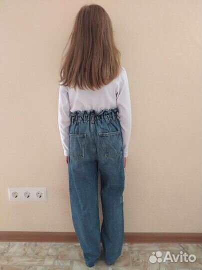 Джинсы для девочки 140
