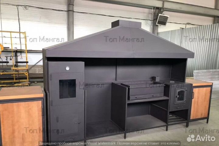 Мангальная зона барбекю