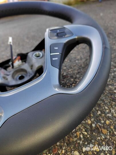 Руль на kia rio 3 кожа эко