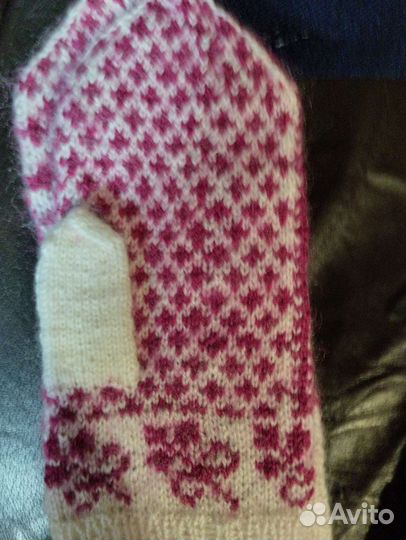 Варежки ручной работы