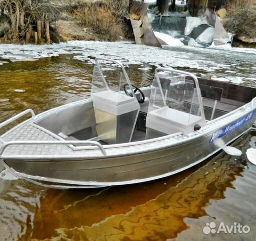 Алюминиевая моторная лодка wyatboat-430DC купить в Санкт-Петербурге ...