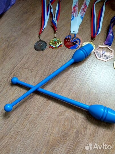 Indigo Булавы для художественной гимнастики 34 см