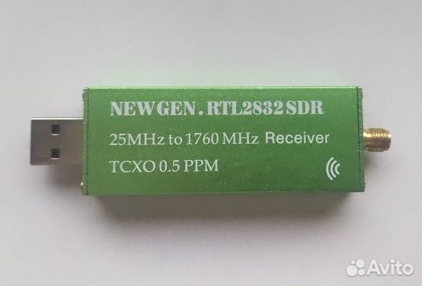 Радиосканер SDR rtl2832u R820T 25 мгц до 1760 мгц