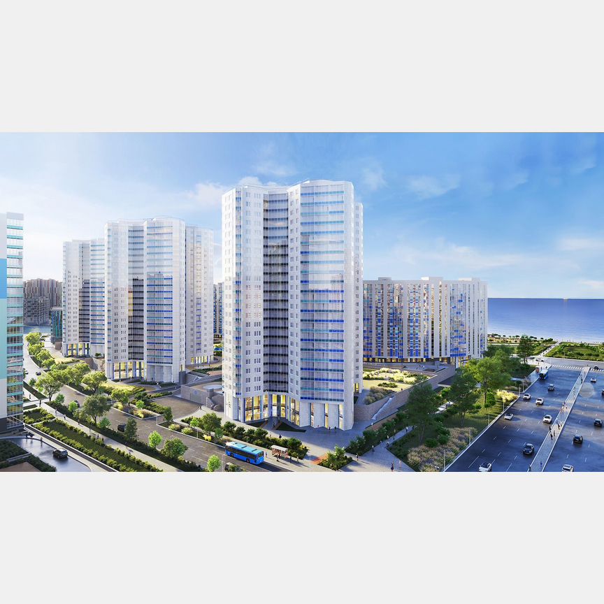 2-к. квартира, 77 м², 4/24 эт.