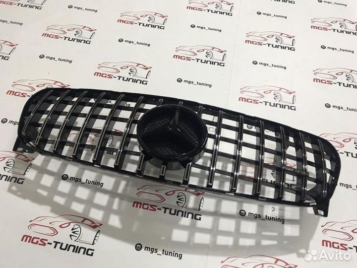 Решетка GLA GT Черная звезда 16-н.в. + AMG