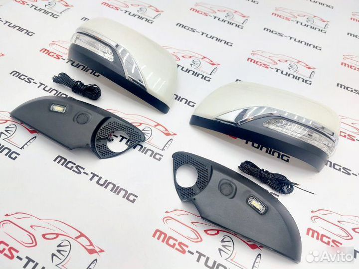 Крышки зеркал Land Cruiser 200 Executive White