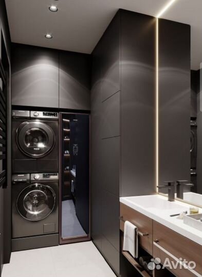 Шкаф-пенал в ванную