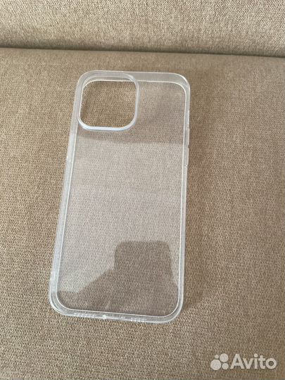 Прозрачный чехол на iPhone 14 pro max