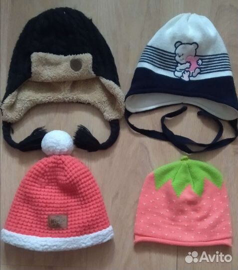 Шапка для девочки 2-3г