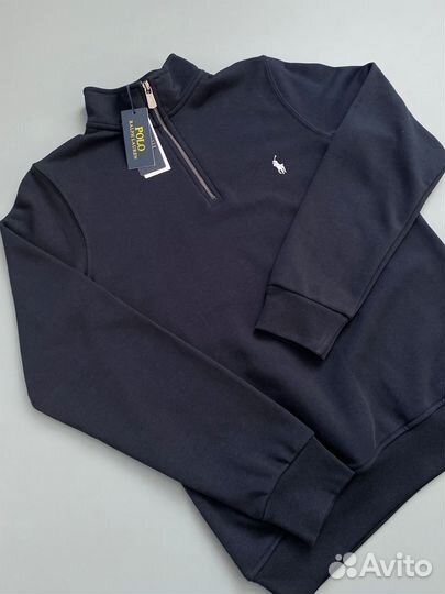 Свитшот полузамок Polo ralph lauren синий