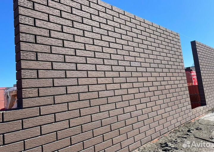 Кирпич облицовочный коричневый Ольха-1 одинарный