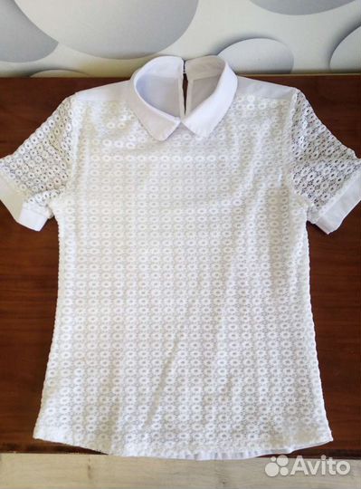 Блузка для девочки школьная