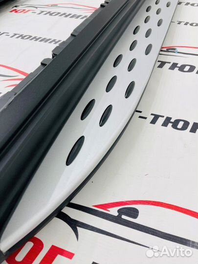 Пороги автомобильные на Mercedes GLC 2015+