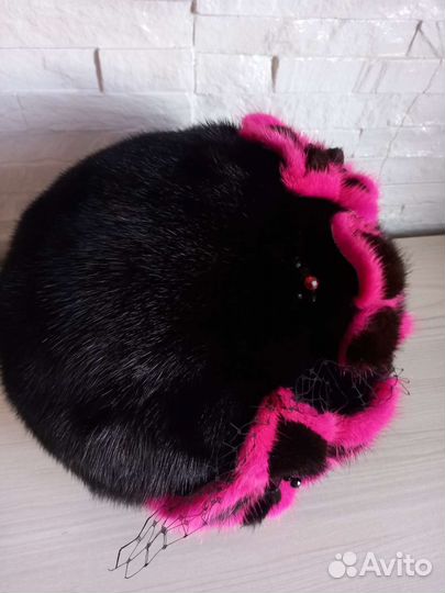 Шапка норковая женская