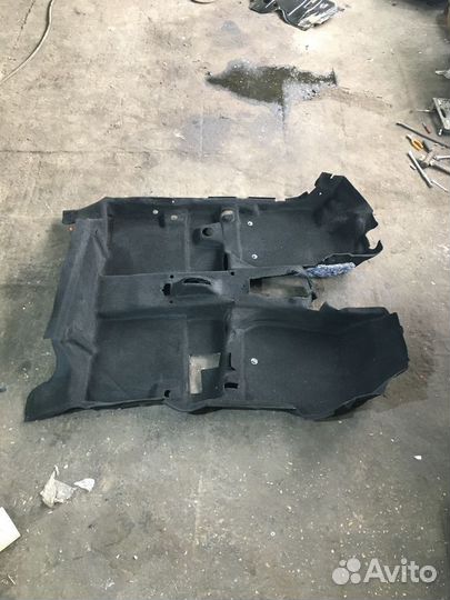 Ковёр пола салона nissan almera G15 1.6 мт седан