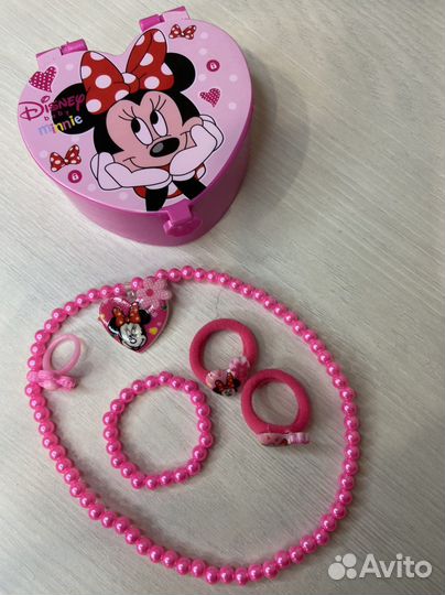 Бижутерия для девочки.Коробочка с зеркальцем