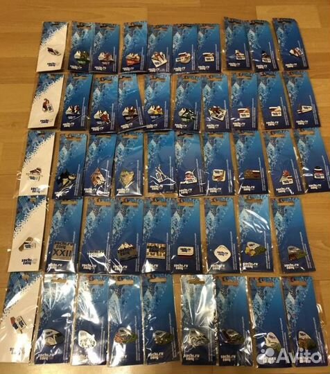 Значки Олимпиада Сочи 2014г