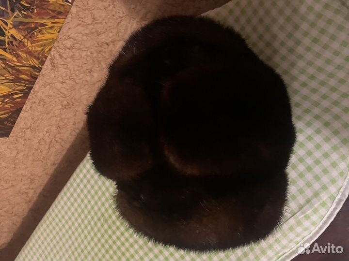 Шапка норковая женская