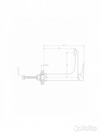 Смеситель WeltWasser WW MX Арт. bonn 315 WT для умывальника