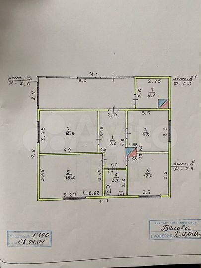 Дом 77,9 м² на участке 19,5 сот.